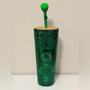 Starbucks Wicked Emerald City Green Tumbler with Straw